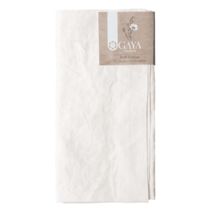 Fehér lenvászon terítő 35 x 50 cm - Gaya Ambiente - 596443 kép