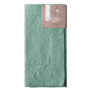 Tengerzöld lenvászon terítő 35 x 50 cm - Gaya Ambiente - 596446 kép