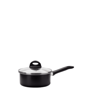 18 cm-es átmérőjű alumínium lábas fedővel - Venus Lunasol indukció, fekete - 600547 kép