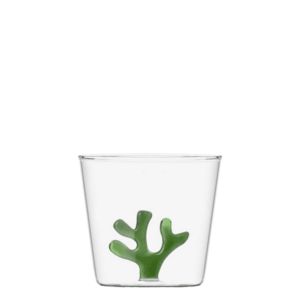 Pohár zöld korallal 350 ml - 983057 kép
