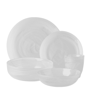 Üvegkészlet fehér 25 db-os – Elements Glass - w0066 kép