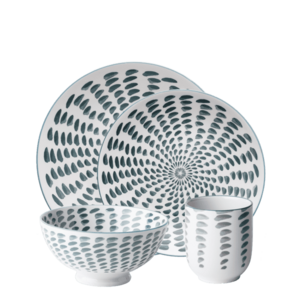 Porcelán készlet 24 db – Gaya Elements Water - W0094 kép