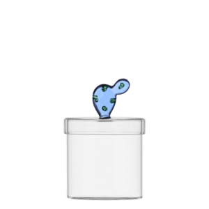 Kék kaktuszos üvegedény fedővel - Ichendorf - 322857 kép