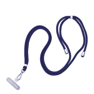 Crossbody mobiltelefon—zsinór Lusol: :Sola logóval, kék - 593331 kép