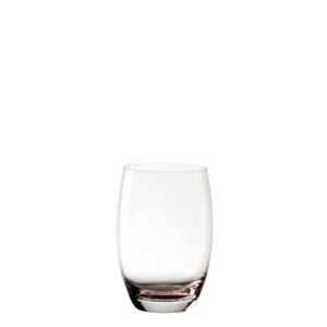 Tumbler glass 460 ml with red spiral bottom – Optima Glas Lunasol - 322864 kép