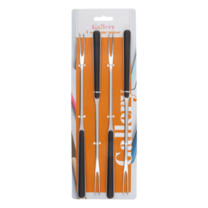 Húsvillás fondue készlet 4 db – Gallery matt - 133978 kép