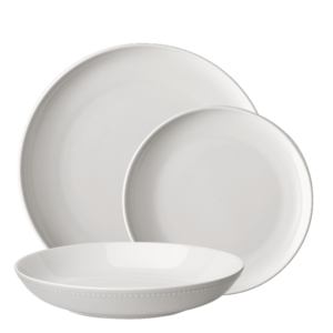 12 darabos tányérkészlet – Elements Pearl - 493197 kép