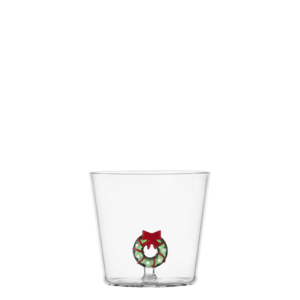 Karácsonyi koszorú motívumos pohár – Ichendorf - 983131 kép