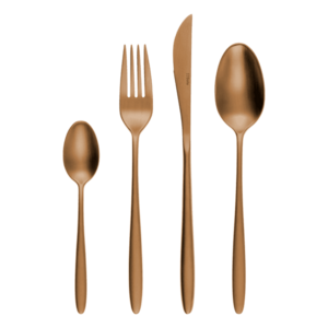 Evőeszközkészlet 16 db – Vivo PVD rózsaszín arany matt - 140302 kép