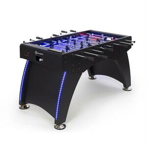 KLARFIT Arrowhead, asztali foci, 117 x 68, LED megvilágítás, automatikus gólszámláló, fekete kép