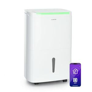 Klarstein DryFy Pro Connect Smart, Párátlanító, WiFi, Kompresszor, 30l/d, 50-60 m², Fehér kép