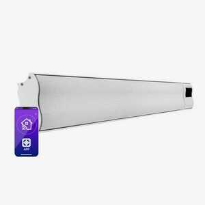 Blumfeldt Cosmic Beam Smart 24, infravörös hősugárzó, 2000 W, vezérlés applikáción keresztül, fehér kép