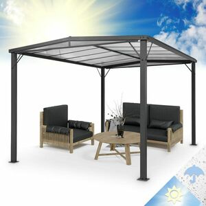 Blumfeldt Pantheon Solid Sky Flat, pergola, fedél, 3 × 4 m, polikarbonát kép