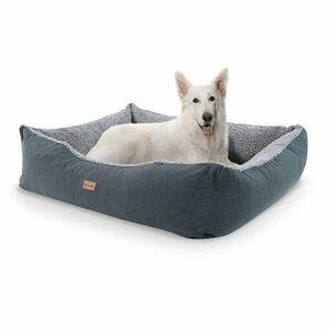 Brunolie Emma, kutyafekhely, kosár kutya részére, mosható, csúszásgátló, légáteresztő, kétoldalas matrac, párna, L méret (100 x 30 x 90) kép