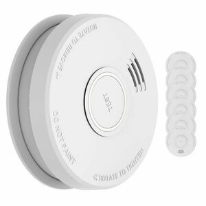 SHD by oneConcept DOF19, Füstérzékelő, műanyag, figyelmeztető jelzés: 85 dB, 9V elemmel kép