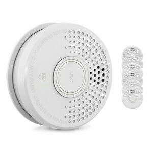 SHD by oneConcept DOF39, Füstérzékelő, műanyag, figyelmeztető jelzés: 85 dB, 9V elemmel kép