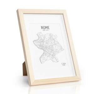 Casa Chic Edinburgh, képkeret, téglalap alakú, A4-es fényképek 28, 8 x 20 cm, keret, valódi fa kép