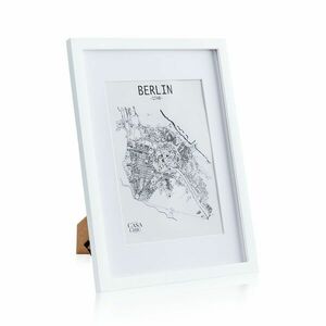 Casa Chic Everton, képkeret, téglalap alakú, DIN A3-es fényképek 41 x 28, 7 cm, paszpartu, valódi fa kép