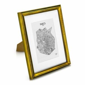 Casa Chic Lancaster, képkeret, téglalap alakú, fényképek 24, 8 x 19, 3 cm, paszpartu, fa kép