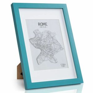 Casa Chic Clapton, képkeret, téglalap alakú, DIN A4-es fényképek 28, 7 x 20 cm, paszpartu, valódi fa kép