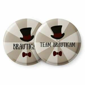 Spielehelden Kalap II jelvények legénybúcsú ajándék 12 kitűző 5, 6 cm extra nagy legénybúcsú ajándék kép