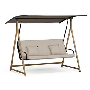 Blumfeldt ZenGrove, hollywoodi hinta, 3 üléses, egyénileg állítható, porszórt acél, időjárásálló kép