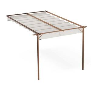 NA Blumfeldt Pantheon Wall Pergola, fali pergola, 3 x 4 m, porszórt acél, időjárásálló kép