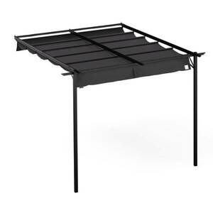 NA Blumfeldt Pantheon Wall Pergola, fali pergola, 3 x 3 m, porszórt acél, időjárásálló kép