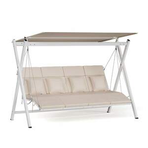 Blumfeldt FlexiSwing hollywoodi hinta 4 üléses Állítható háttámla + napellenző, időjárásálló kép