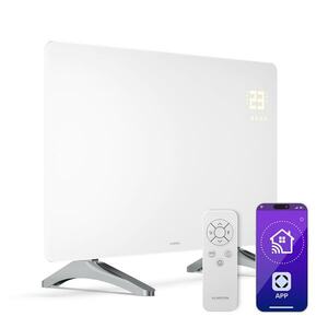 Klarstein Wonderglass infravörös panel | 480 W | 7 - 14 m² | Modern üveg design | 90 cm x 58 cm kép