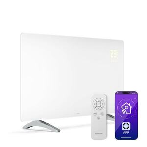 Klarstein Wonderglass infravörös panel | 720 W | 8 - 15 m² | Modern üveg design | 120 cm x 68 cm kép