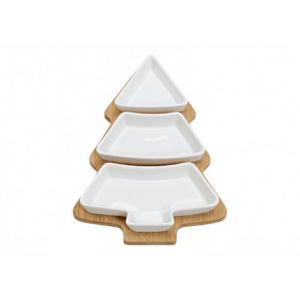 KARÁCSONYFA formájú tálalótál kép
