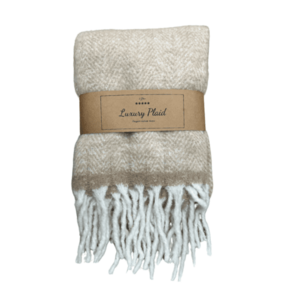 Luxus pléd TAKE A PLAID 130x170 cm, bézs kép