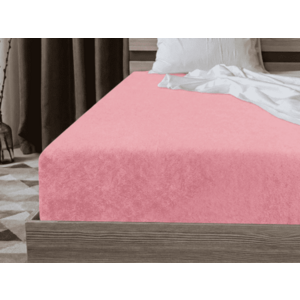 Frottír EXCLUSIVE rózsaszín lepedő 180x200 cm kép