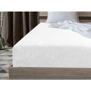 Frottír EXCLUSIVE fehér lepedő 200x220 cm kép