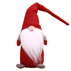 Karácsonyi manó HAPPY GNOME 44 cm, piros kép