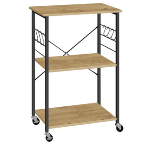 Gurulós tárolóasztal 3 polccal TAYLOR ARTISAN 60x40 cm kép