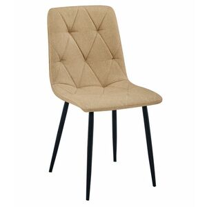 Barna LIBRA étkezőszék fekete lábakkal kép