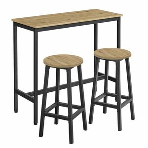 Étkező szett 1+2, bárasztal 100x40 cm és bárszékek TAYLOR ARTISAN kép
