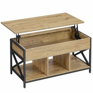 Dohányzóasztal TAYLOR ARTISAN kihúzható asztallappal 100x50 cm kép