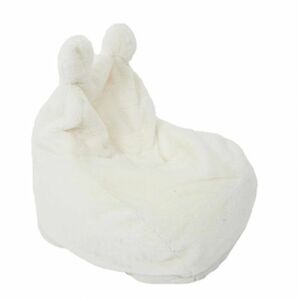 AKCIÓ Gyerek babzsák műszőrméből BUBBLO, fehér II. osztály kép