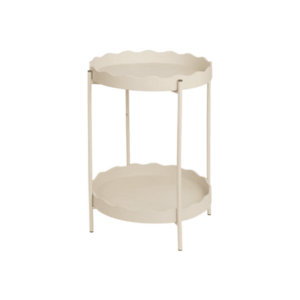 Kisasztal RAVELO Ø 40, 5 cm, bézs kép