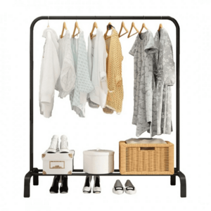 RAXIO Ruhaállvány 150x110x40 cm, fekete kép