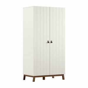 Bézs gyerek ruhásszekrény 99x196x58 cm Sezane – Vipack kép