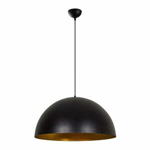 Fekete függőlámpa fém búrával ø 60 cm Coppa – Opviq lights kép