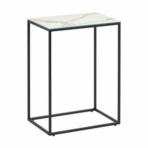 Tárolóasztal kerámia asztallappal 30x45 cm Rewena – Kave Home kép