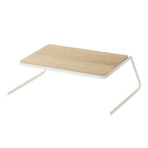 Fehér-natúr színű fa kiegészítő polc 19, 5x19, 5 cm Tosca – YAMAZAKI kép