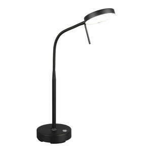 Fekete LED asztali lámpa (magasság 45 cm) Moreno – Reality kép