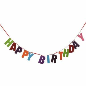 PARTY filc girland "Happy Birthday" kép