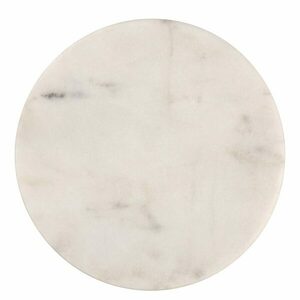 MARBLE márvány poháralátét, fehér Ø 10 cm kép